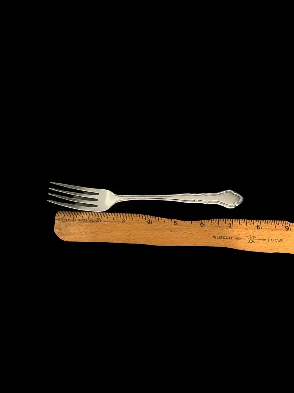 Reed & Barton Carriage Rebacraft Stainless Flatware Vintage 6 Dinner Forks